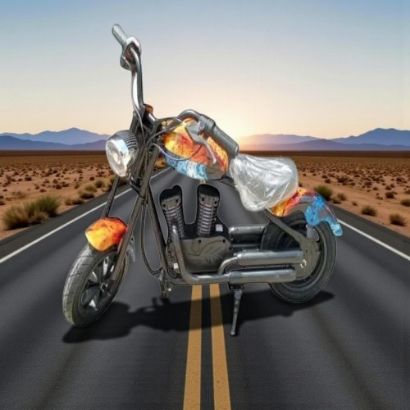 صورة دباب هارلي كهربائية بتصميم عصري وقوي